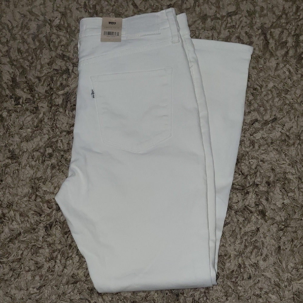 Levi's White Denim Jeans - Picture 3 of 4